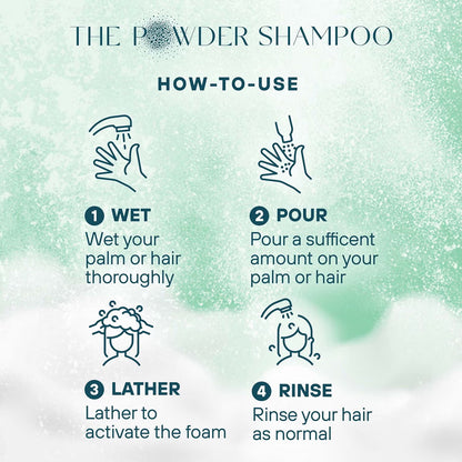 The Powder Shampoo - Tea Tree &amp; Thyme directions