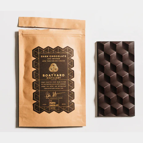 The Proper Chocolate Company Irish Gin-Infused Dark Chocolate