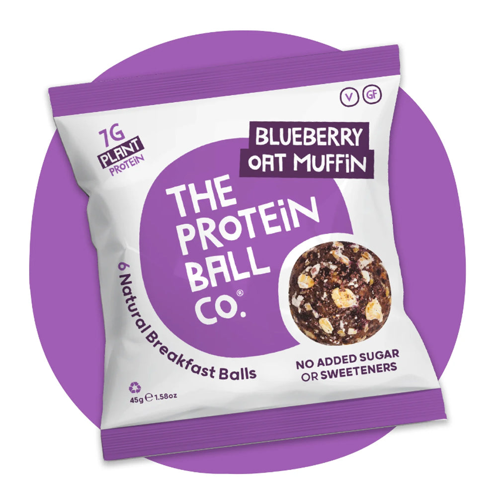The Protein Ball Co Blueberry Oat Muffin Breakfast Balls