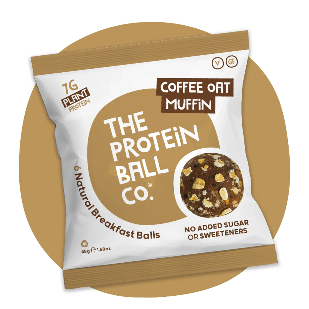 The Protein Ball Co Coffee Oat Muffin Breakfast Balls