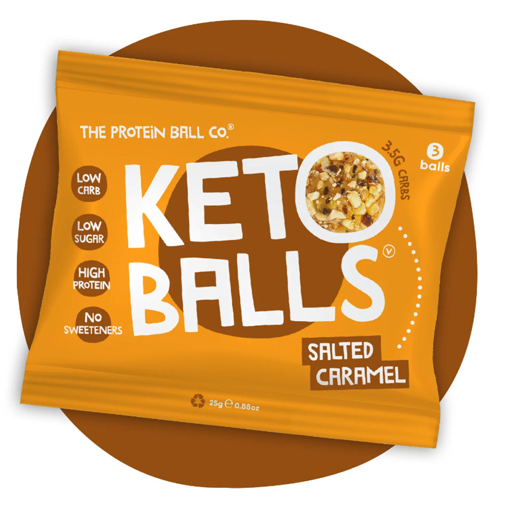The Protein Ball Co Salted Caramel Keto Balls