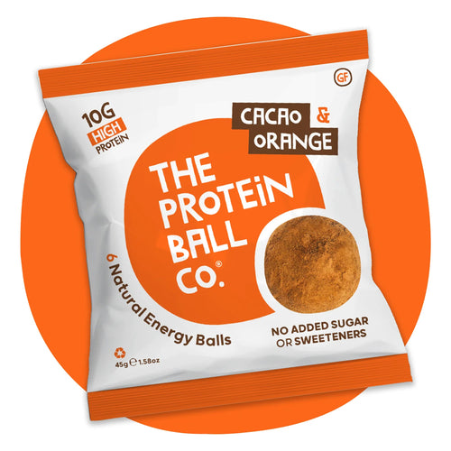 The Protein Ball Company Cacao and Orange Protein Balls