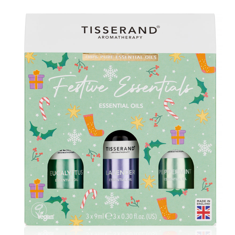 Tisserand Festive Essentials Essential Oil Trio