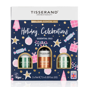 Tisserand Holiday Celebrations Essential Oil Trio