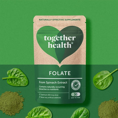 Together Health Folate with green background