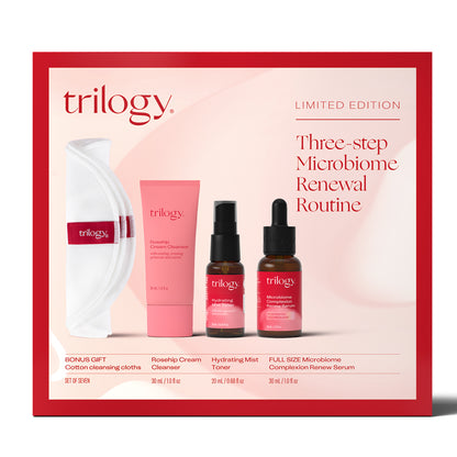 Trilogy Three-Step Microbiome Renewal Routine