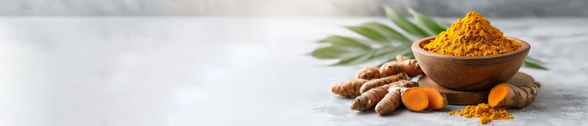 Turmeric powder in bowl
