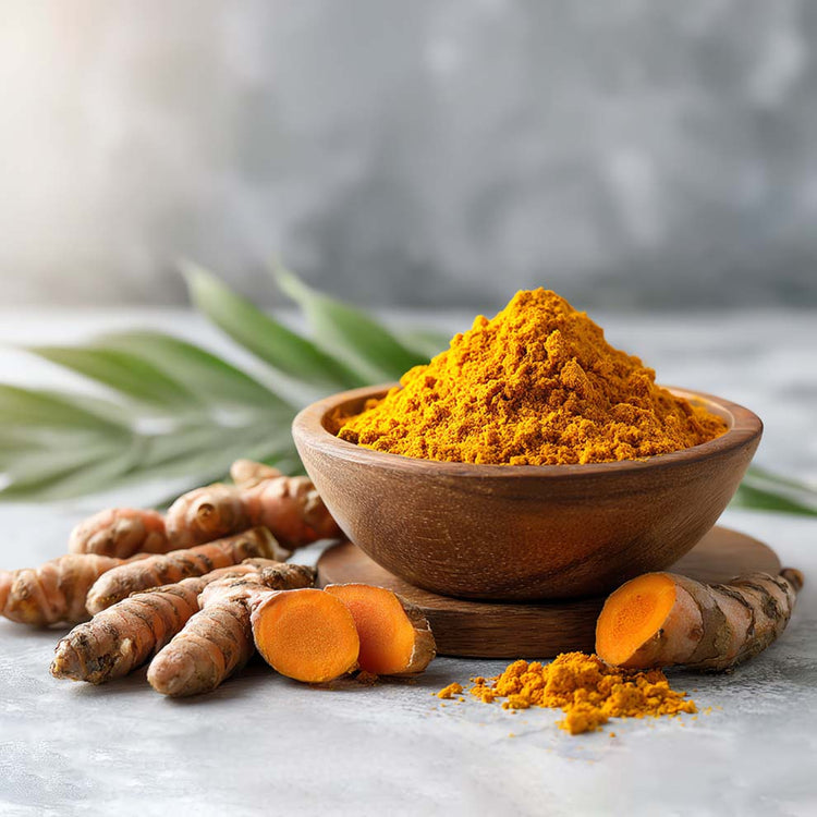 Turmeric powder in bowl