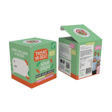 Treat Yo Self Sour Stripz Gift Box Packaging