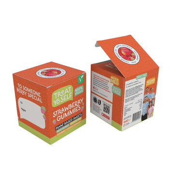 Treat Yo Self Strawberry Gummies Packaging