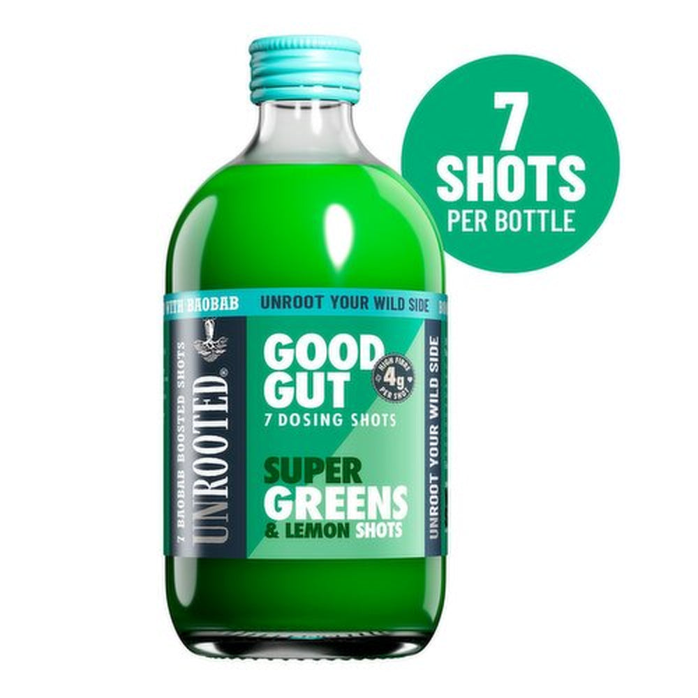 Unrooted Good Gut Super Greens &amp; Lemon Shots