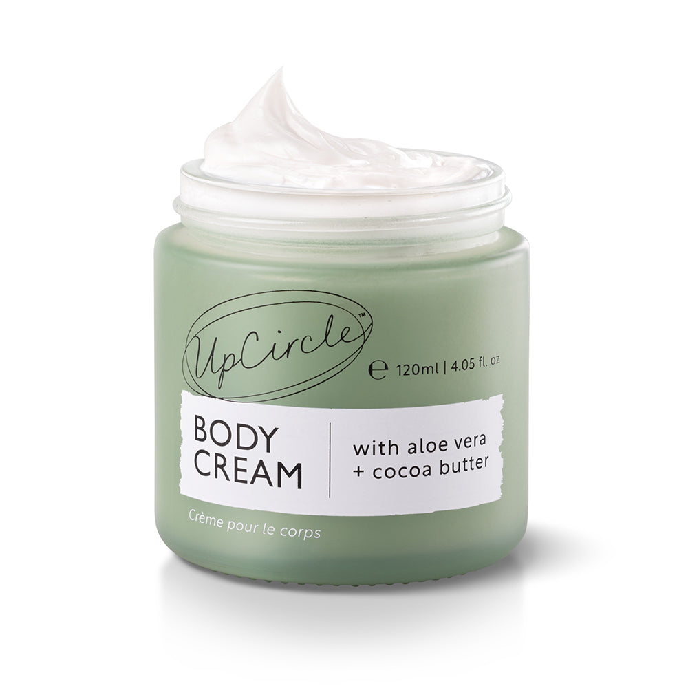 Upcircle Natural Body Cream with Aloe Vera + Cocoa Butter