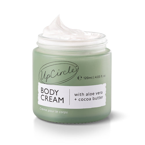 Upcircle Natural Body Cream with Aloe Vera + Cocoa Butter