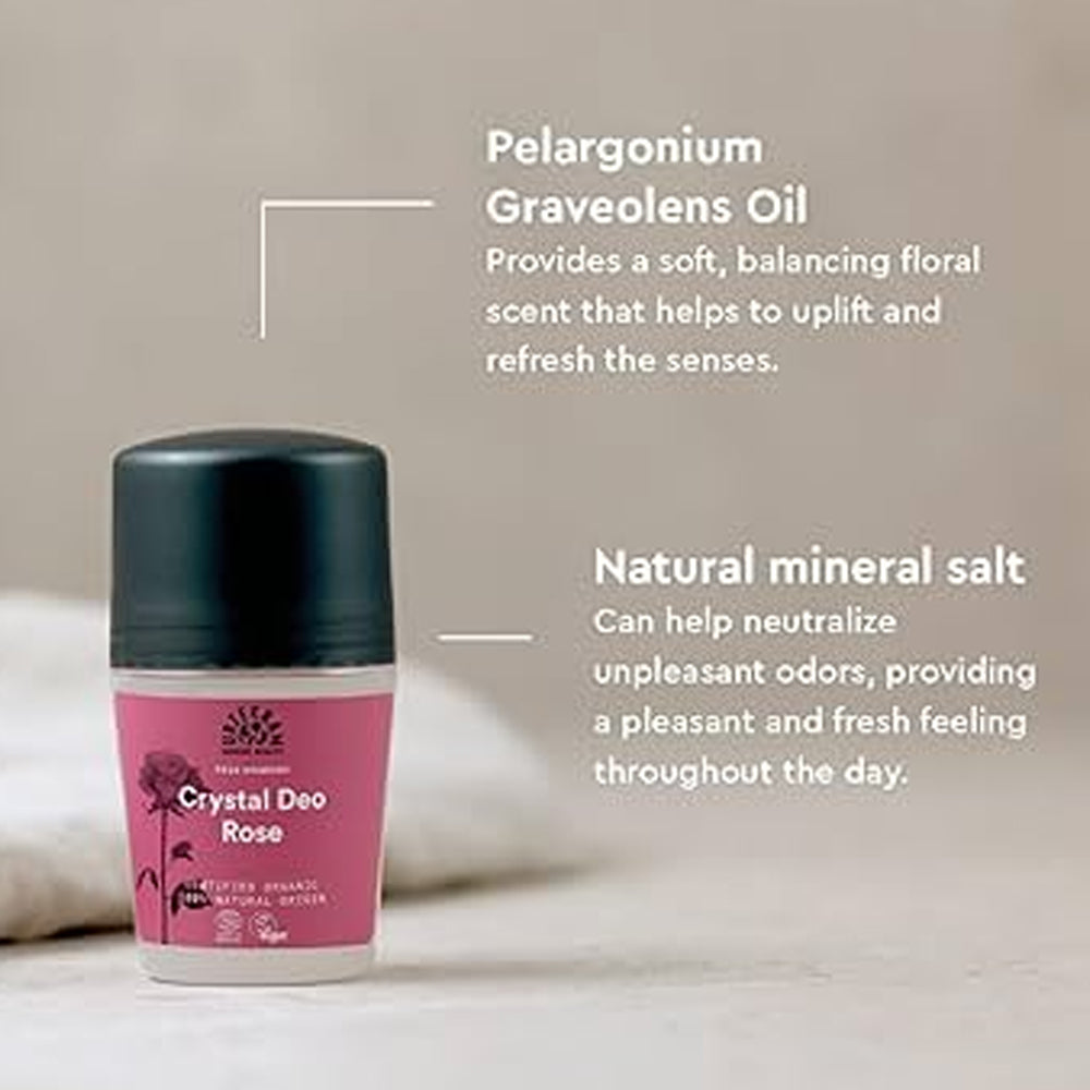 Urtekram Rose Deo Crystal Deodorant