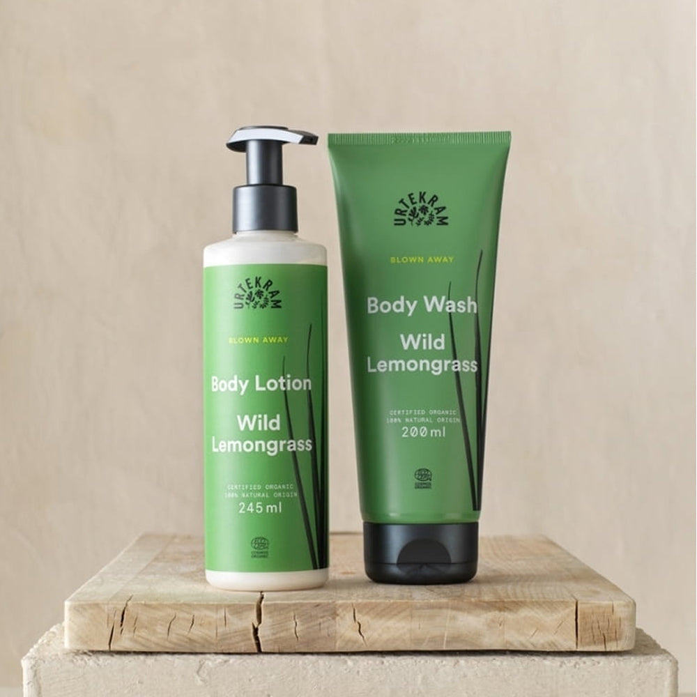 Urtekram Wild Lemongrass Body Duo Gift Set