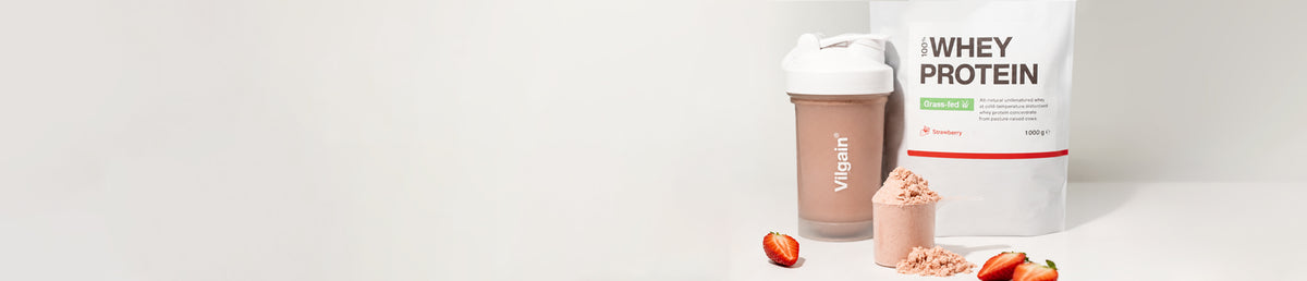 VivaIn protein powder packaging banner