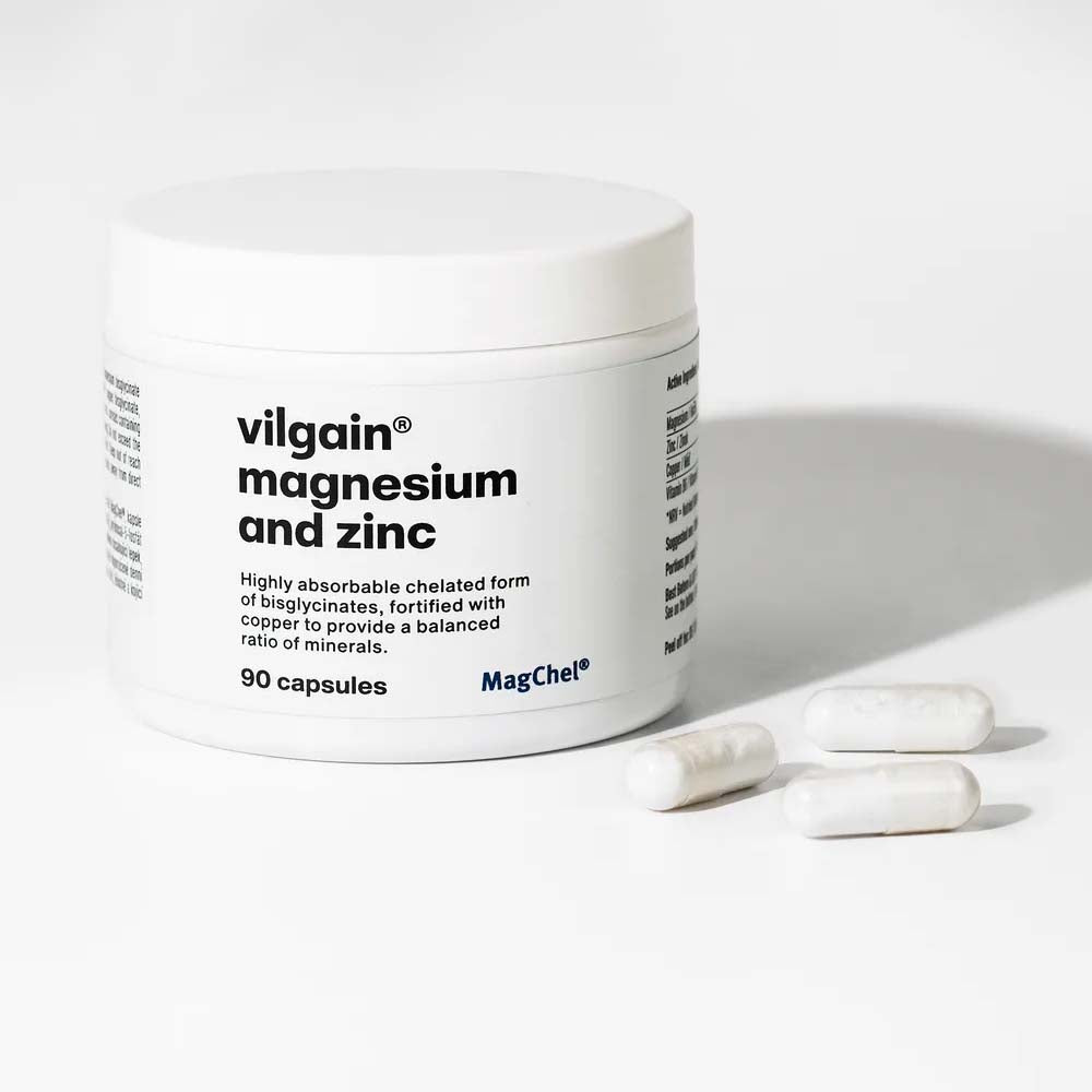 Vilgain Magnesium and Zinc 90 Capsules
