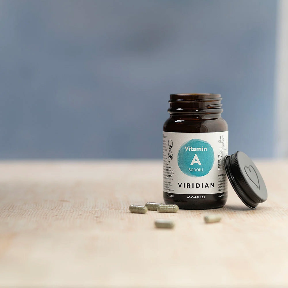 Viridian Vitamin A 5000IU 60 capsules