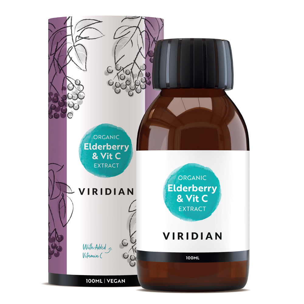 Viridian Organic Elderberry Extract + Vit C