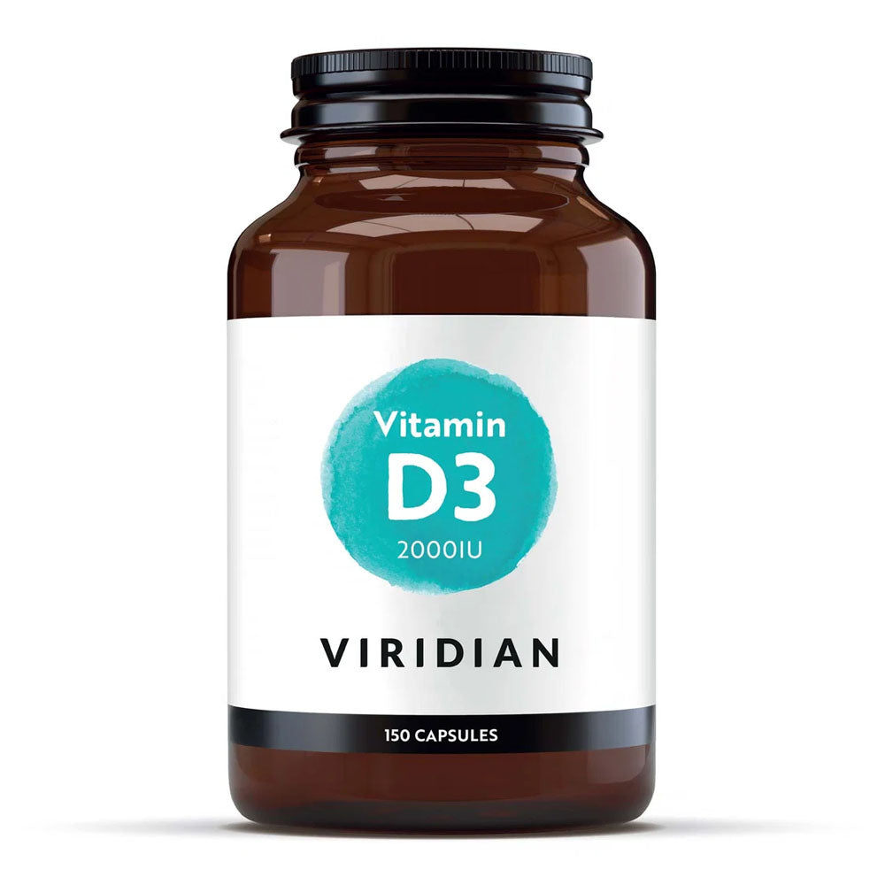 Viridian Vitamin D3 2000iu 150 capsules