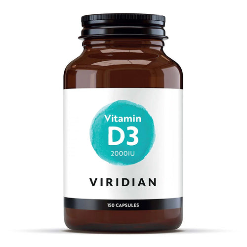 Viridian Vitamin D3 2000iu 150 capsules