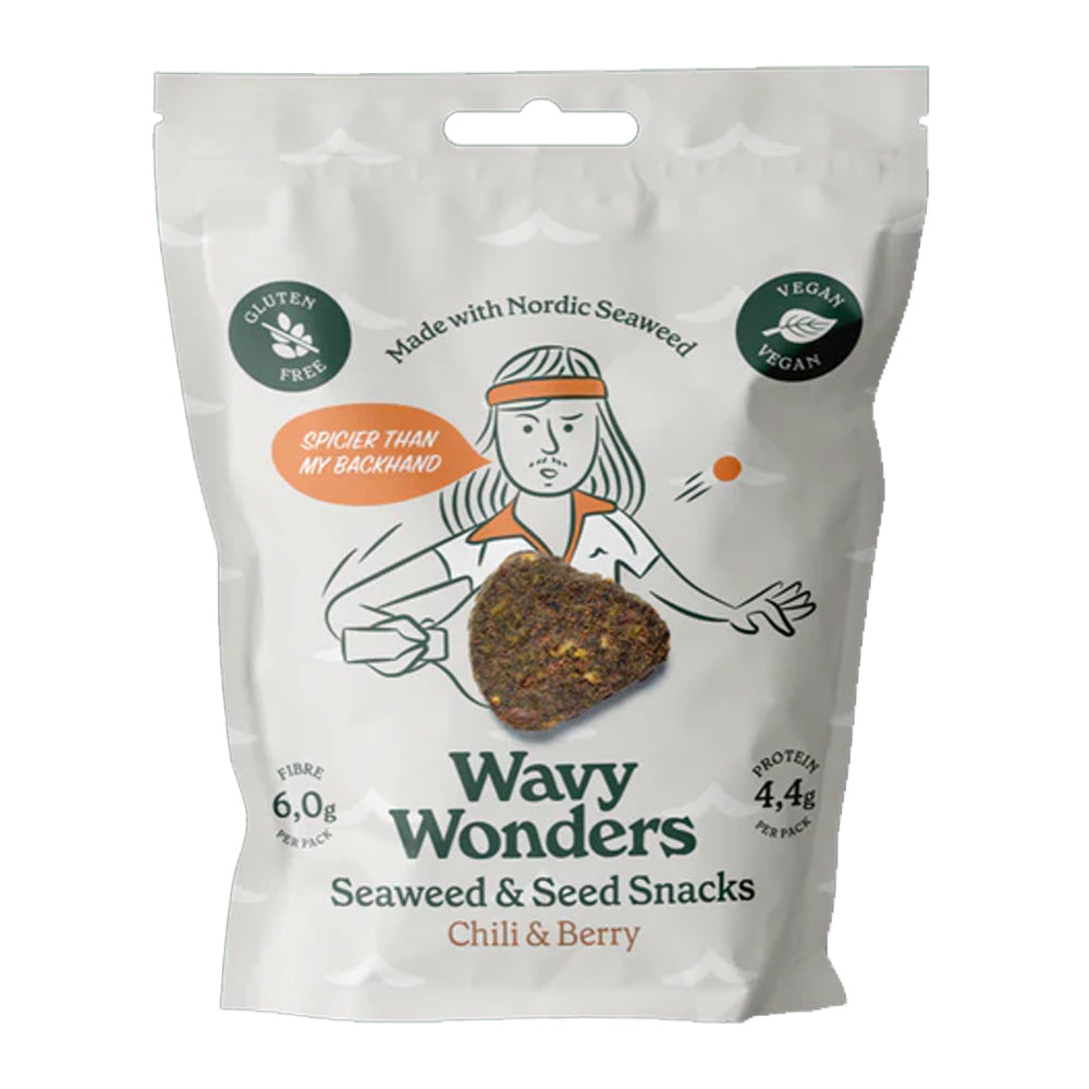 Wavy Wonders Chili &amp; Berry Seaweed &amp; Seed Snack