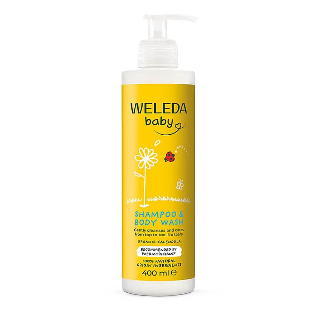 Weleda Baby 2 in 1 Calendula Natural Shampoo and Body Wash