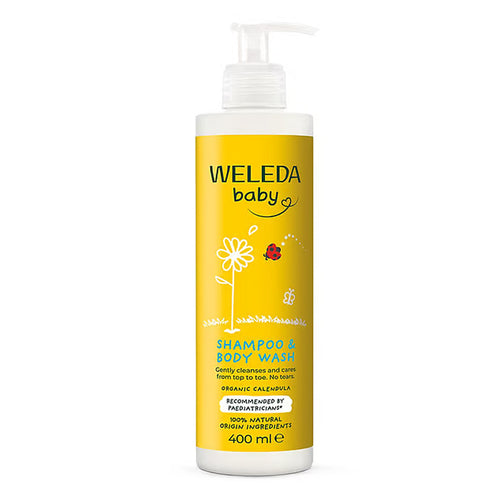 Weleda Baby 2 in 1 Calendula Natural Shampoo and Body Wash