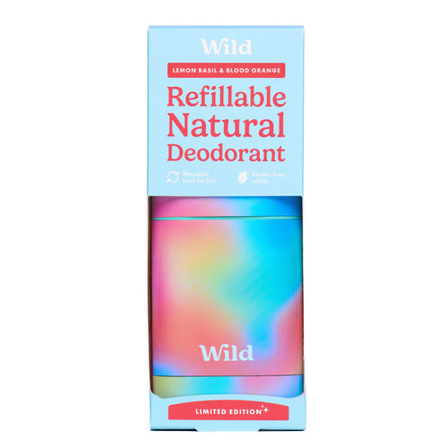 Wild Natural Deodorant Lemon Basil &amp; Blood Orange Starter Pack