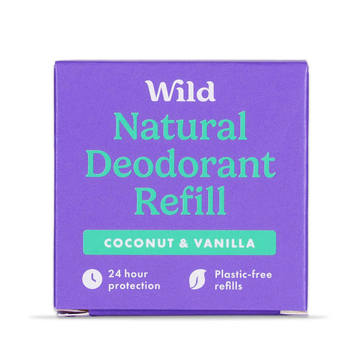 Wild Natural Deodorant Coconut &amp; Vanilla Deodorant Refill