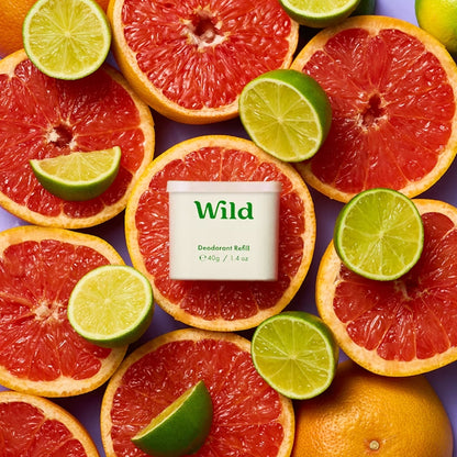 Wild Natural Deodorant Ombre Pink Grapefruit &amp; Lime Starter Pack