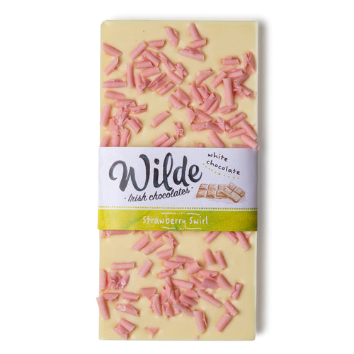 Wilde Irish Chocolate Strawberry Swirl White Chocolate 80g