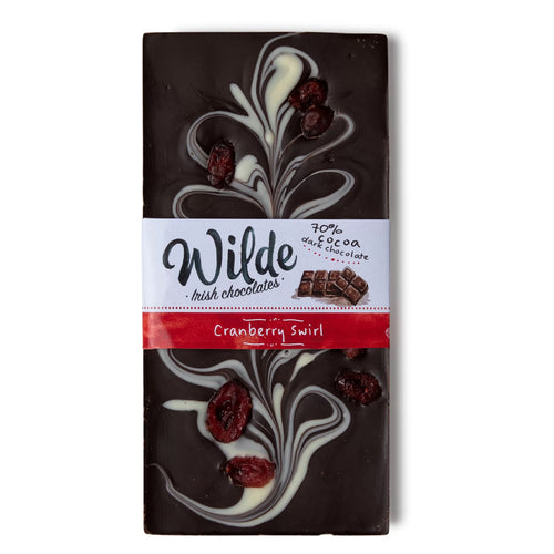 Wilde Irish Chocolates Cranberry Swirl Chocolate