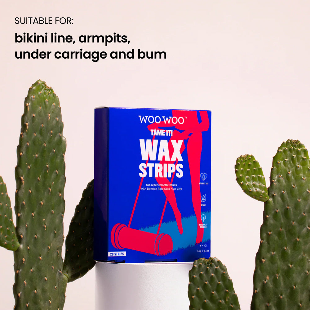 WooWoo Tame It! Natural Bikini Wax Strips