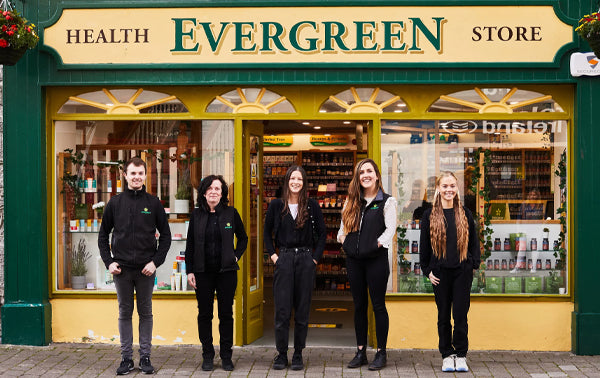 Evergreen Healthfoods Team at Mainguard Street Galway