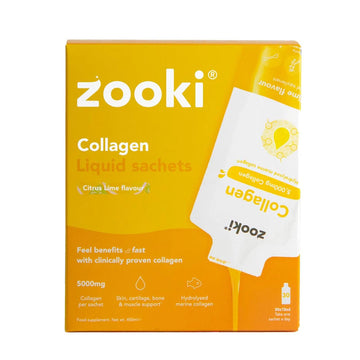 Zooki Collagen Liquid Sachets Citrus Lime