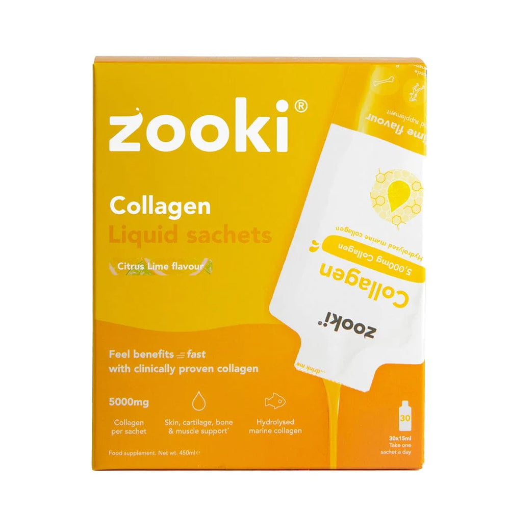 Zooki Collagen Liquid Sachets Citrus Lime