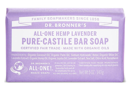 Dr. Bronner Lavender Pure Castile Soap bar