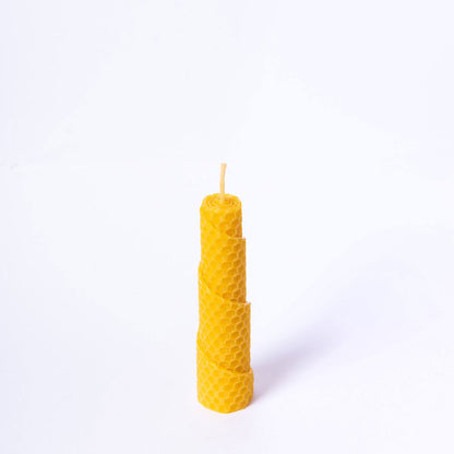 Rainbow Candles Irish Beeswax Candles - Coil