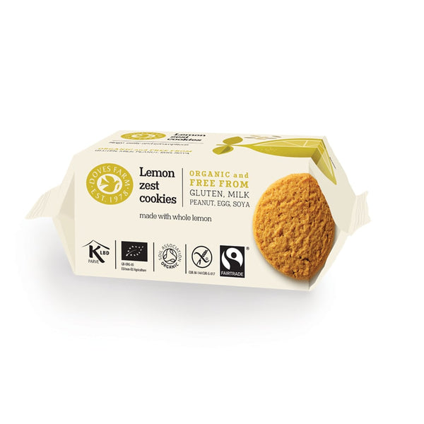 Doves Farm Organic Gluten Free Stem Ginger Cookies (150g) - Organic To Your Door