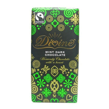 Divine Fairtrade Mint Dark Chocolate