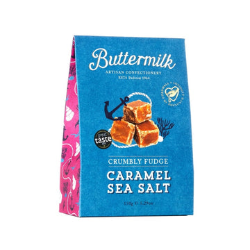Buttermilk Crumbly Caramel Sea Salt Fudge