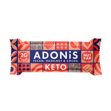 Adonis Keto Pecan &amp; Hazelnut Keto Bars