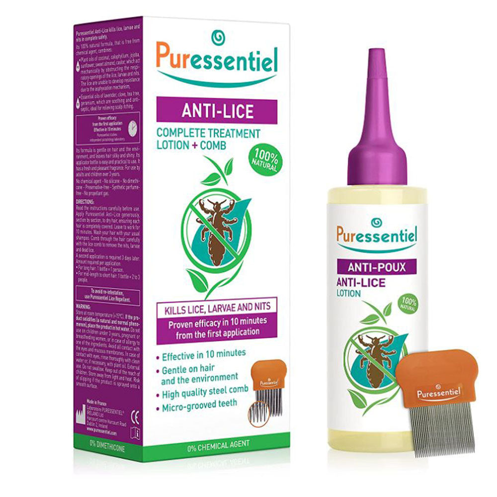 Puressentiel Anti- Lice Treatment Shampoo and Steel Comb