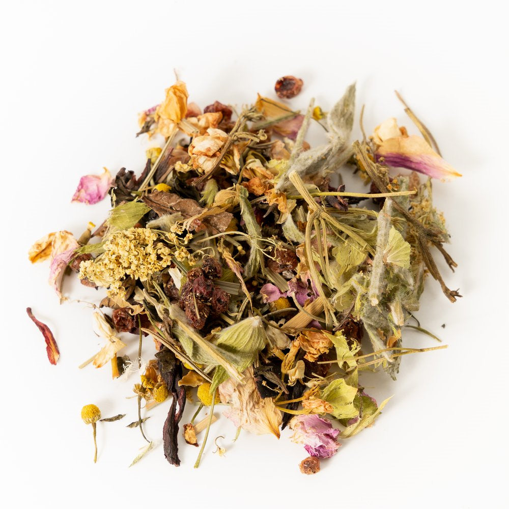 Balkan Pantry Glow Skin Loose Leaf Tea Blend ingredients