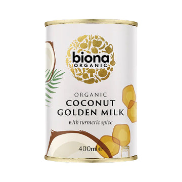 can of Biona Organic Golden Coconut Milk