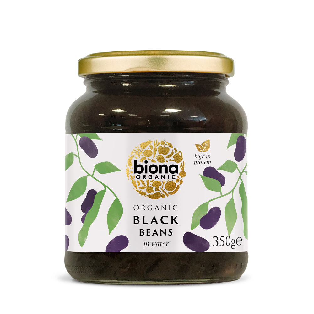 Biona Organic Black Beans Jar