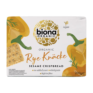 Biona Organic Rye Knacke Sesame Crispbread