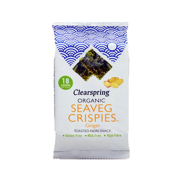 Clearspring Organic Seaveg Crispies Ginger