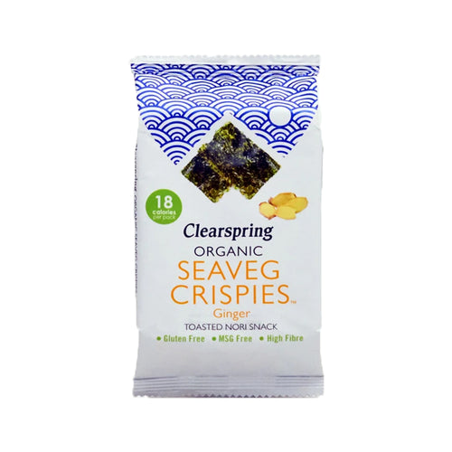 Clearspring Organic Seaveg Crispies Ginger